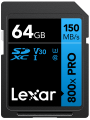 Lexar 800x UHS-I SDXC 64GB Blue