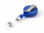 KEY-BAK Ausweishalter KB Mini-Badge 90 cm, mit Clip, Blau