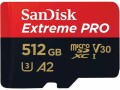 SanDisk microSDXC-Karte Extreme PRO 512 GB, Speicherkartentyp