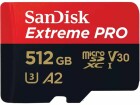 SanDisk Extreme Pro - Carte mémoire flash (adaptateur microSDXC