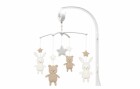 Jabadabado Mobile Musik Teddy / Hase Weiss, Detailfarbe: Weiss