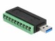 DeLock USB-Adapter USB-A Stecker - Terminalblock, USB Standard