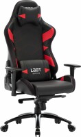 L33T Elite V4 Gaming Chair PU 160368 Black/Red decor