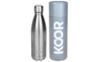 KOOR Trinkflasche Acciaio 500 ml, Material: Edelstahl, Bewusste