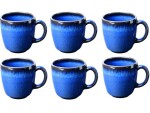 Villeroy & Boch Kaffeetasse Lave 190 ml, 6 Stück, Blau, Material