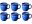 Bild 0 Villeroy & Boch Kaffeetasse Lave 190 ml, 6 Stück, Blau, Material