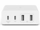 BELKIN USB-Wandladegerät Boost Charge GaN-4-Port-USB-A-USB-C