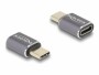 DeLock USB-Adapter Portschoner USB-C Stecker - USB-C Buchse