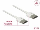 DeLock Kabel 4K 60Hz HDMI - HDMI, 2 m