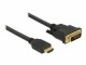 Image 2 DeLock Kabel HDMI - DVI, 0.5m, bidirektional
