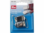 Prym Clips für Hosenträger 25 mm, Silber, Verpackungseinheit