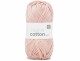 Rico Design Wolle Creative Cotton Aran 50 g, Pastellrosa