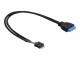 Bild 2 DeLock USB3.0 Pinheaderkabel 60 cm intern, Datenanschluss Seite