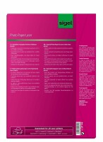 SIGEL     SIGEL Farblaser-Papier A4 LP142 170g,glossy, weiss 100