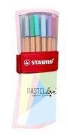 STABILO Rollerset Point 88 0.4mm 8825-09-01CH Pastellove 25