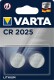 VARTA     Knopfzelle - 602510140 CR2025, 2 Stück