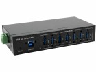 EXSYS USB-Hub EX-11227HMVS, Stromversorgung: Netzteil, Anzahl