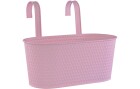 Dameco Blumentopf mit zwei Haken 14 cm, Pink, Durchmesser