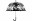 Bild 0 Esschert Design Schirm Wald Schwarz/Transparent, Schirmtyp: Langschirm