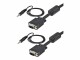 StarTech.com - 5m Coax High Resolution Monitor VGA Video Cable with Audio