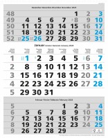 SIMPLEX   SIMPLEX 3-Monats-Wandkalender 2024 970006.24