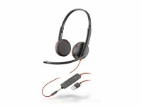 Poly Headset Blackwire 3225 Duo USB, Microsoft Zertifizierung