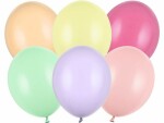 Partydeco Luftballon Uni Strong Pastel 50 Stück, Mehrfarbig,