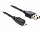 DeLock Delock Easy-USB2.0-Kabel A-MicroB: 3m, USB-A