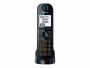 Panasonic Mobilteil KX-TGQ200SLB CAT-iq Schwarz, Detailfarbe