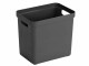 Sigma Home Aufbewahrungsbox 25 l Schwarz, Breite: 25.5 cm, Höhe