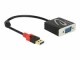 DeLock Adapter USB 3.0 - VGA, Videoanschluss Seite A