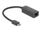 Bild 5 DeLock Netzwerk-Adapter USB-C ? RJ45 2.5Gbps schwarz, kompakt