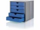 HAN Schubladenbox Impuls Blau, Anzahl Schubladen: 5