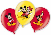 NEUTRAL Ballons Micky Maus 6 Stk. 999240 gelb, rot
