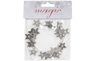 INGES CHRISTMAS DECOR Weihnachtsschmuck Girlande mit Sternen 2 m, Silber