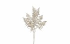 Botanic-Haus Kunstblume Farnzweig Glimmer 3-er Set, 84 cm, Silber