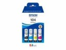 Epson Tinte 104 / C13T00P640 BK, Y, C, M