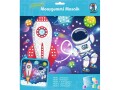 URSUS Moosgummi-Set Glitter Astronaut, Mehrfarbig