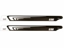 1st Hauptrotorblätter Carbon 690 mm FBL 2 Stück