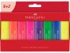 Faber-Castell Textmarker 1546 superfluorescent, 8 Stück, Set: Ja