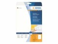 HERMA Abdecketikette 210 x 297 mm, 25 Blatt, Klebehaftung