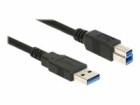 DeLock USB 3.0-Kabel A - B 50cm, Kabeltyp