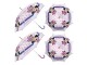 Arditex Regenschirm Minnie, Detailfarbe: Pink, Lila, Transparent