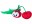 Bild 2 Petstage Katzen-Spielzeug Dental Cherries, Rot, Produkttyp