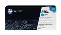 Hewlett-Packard HP Toner-Modul 650A cyan CE271A Color LJ CP5520 15'000