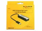 DeLock Delock USB-Hub [3.0, 3-Port, 1x SD Slot,