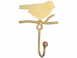 Tranquillo Wandhaken Vogel, Gold, 10 cm, Bewusste Eigenschaften: Keine