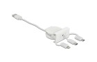 DeLock Easy 45 Modul USB A - Lightning/Micro-USB B/USB