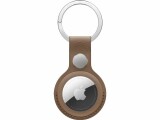 Apple AirTag Schlüsselanhänger aus Feingewebe Taupe