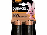Duracell Batterie C Plus Power 2 Stück, Batterietyp: C